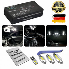 LED Innenraumbeleuchtung Set f&uuml;r VW Tiguan 5N 12x LED Canbus Fehlerfrei Wei&szlig;