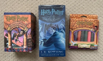 Harry Potter Cassette Lot Jim Dale Order of the Phoenix New + Sorcerer’s Stone - Image 1 of 4