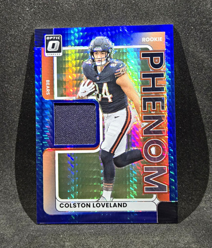 2025 Donruss Optic Colston Loveland Blue Hyper (RAW)