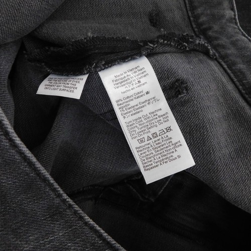 J. CREW Sailor Denim Trouser 1996 Semi-Stretch Faded Black Nautical 90’s Size 32 - Picture 10 of 11