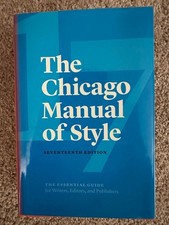 Chicago Manual of Style, 17th Edition by The ...