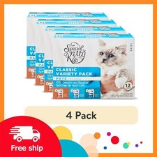 4 pack Special Kitty Classic Variety Pack Pate Cat Food, 13 oz Cans 12 Pack