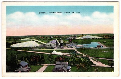 General Mining View Joplin Missouri Mining Operation View Postcard