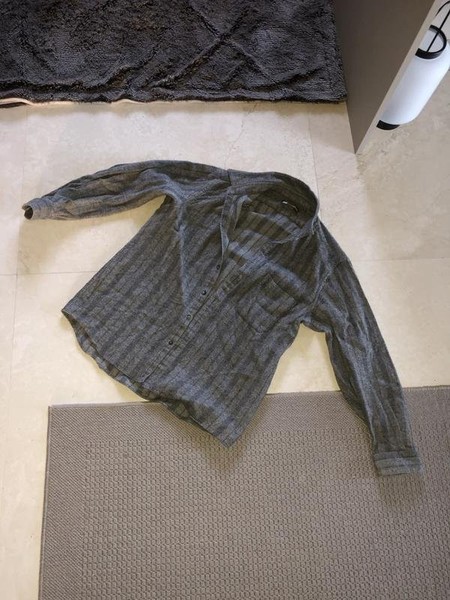Women Balmain Shirt Grey Wool 34 / XS / 42