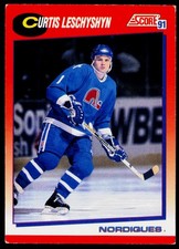 1991-92 Score Canadian Bilingual #58 Curtis Leschyshyn