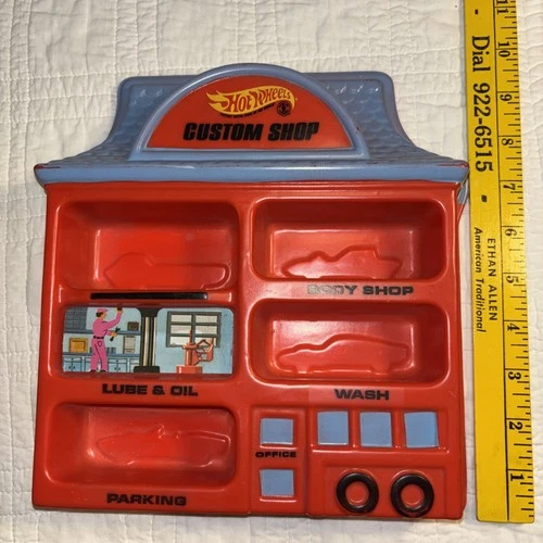 Vintage 1968 Hot Wheels Custom Shop Case In Diecast & Toy Vehicle Display #5146
