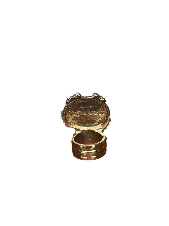 Yves Saint Laurent Arty Ovale Ring – Burnt Orange Cat’s Eye Stone - Pilati Era - Image 4 of 4