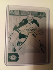 2017-18 Upper Deck AHL Printing Plates Cyan Connor Ingram Syracuse Crunch 1/1. 