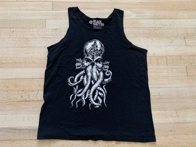 Black Matter Cthulhu Graphic Black Tank Top Men Size Large