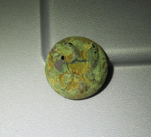 Civil War Eagle Uniform Button, Dug by Me Camp Letterman Gettysburg