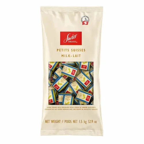 1 x Swiss Delice, Milk Chocolates, 1.5kg/52.9 oz Touch of Ground Hazelnuts