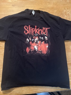 スリップノット 1999年 バンT 1999 Slipknot Debut Band Retro Style Black Short Sleeve