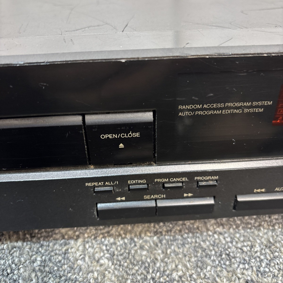 Buy JVC Xl-v75 Single CD Compact Disc Player Dual D/a 1992 Tested