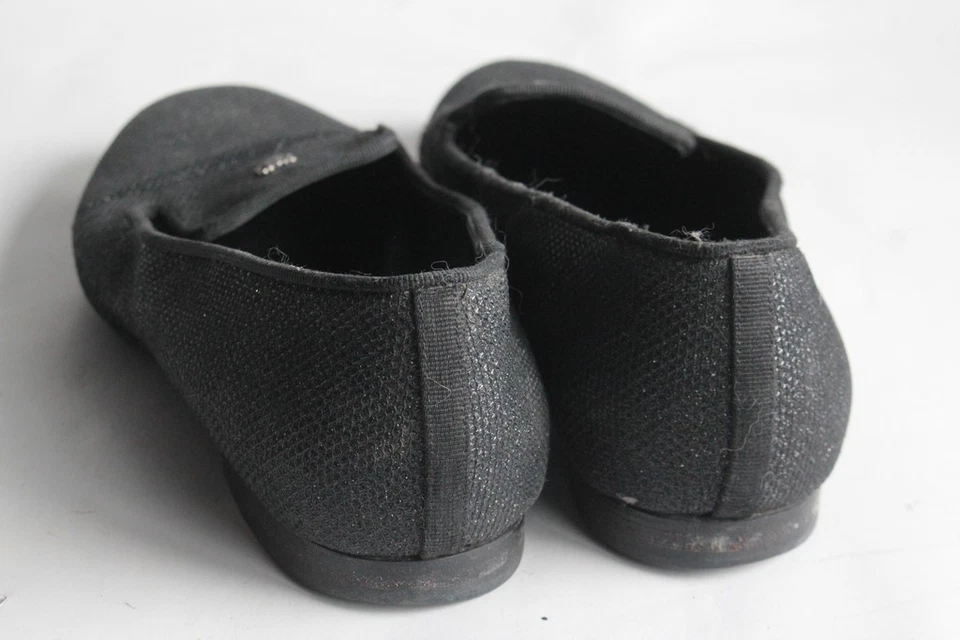 CHANEL Mocassins noir pailleté T38 C (69987) - Photo 4/4