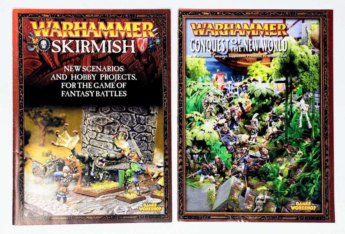 Warhammer Fantasy Battles: Skirmish + Conquest of the New WorldsVG/G GW