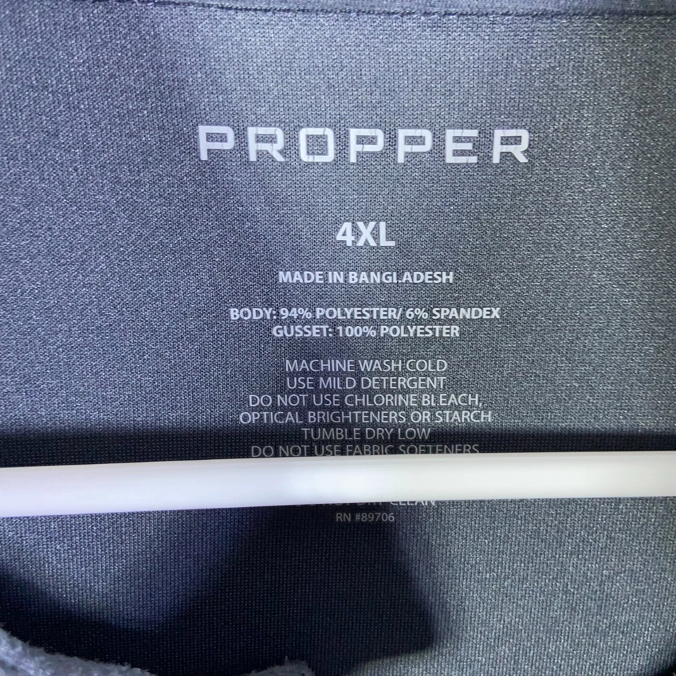 Camisa Propper Ligera Táctica S/S 4XL Ventilada Gris Ropa de Trabajo Utilidad Elástica Foto 3 de 4