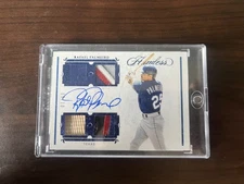 2021 Panini Flawless RAFAEL PALMEIRO #QPS-RP Quad Patch Sapphire Blue Auto /10