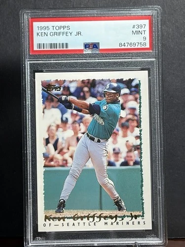 1995 Topps #397 Ken Griffey Jr Seattle Mariners Legend HOF PSA 9 MINT