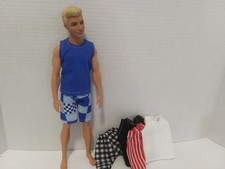 Doll Clothes Handmade to fit  Boy Ken size doll -Lot 6-Shorts Tops  K121
