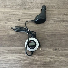 Gigaware 12-494 Silver/Black FM Transmitter Car Plug-in, Device and CD connector