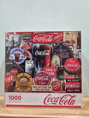 Springbock 1000 Teile Puzzle Coca-Cola Jahrzehnte Tradition schwer zu finden