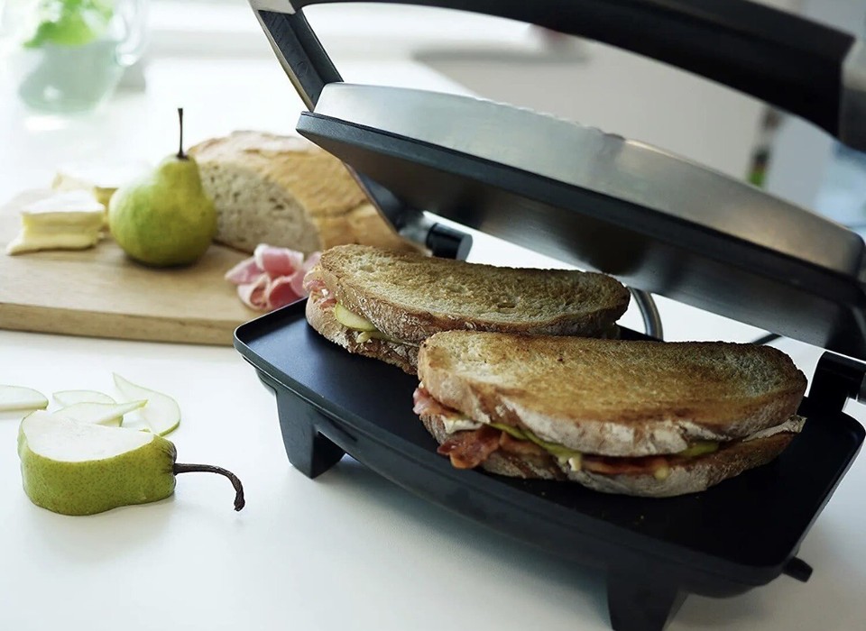 Breville Sandwich Panini Press and Toastie Maker Stainless Steel VST025 5055380027128 eBay