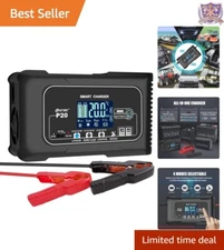 20 Amp Smart Battery Charger for Lithium & Lead-Acid - Safe & Efficient Charging