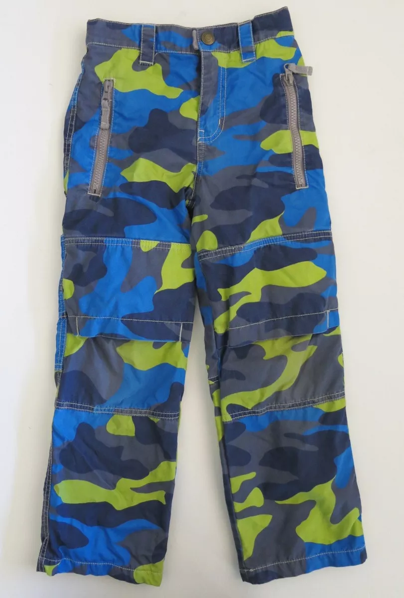 Mini Boden boys lined skate cargo pants fall winter zipper pockets