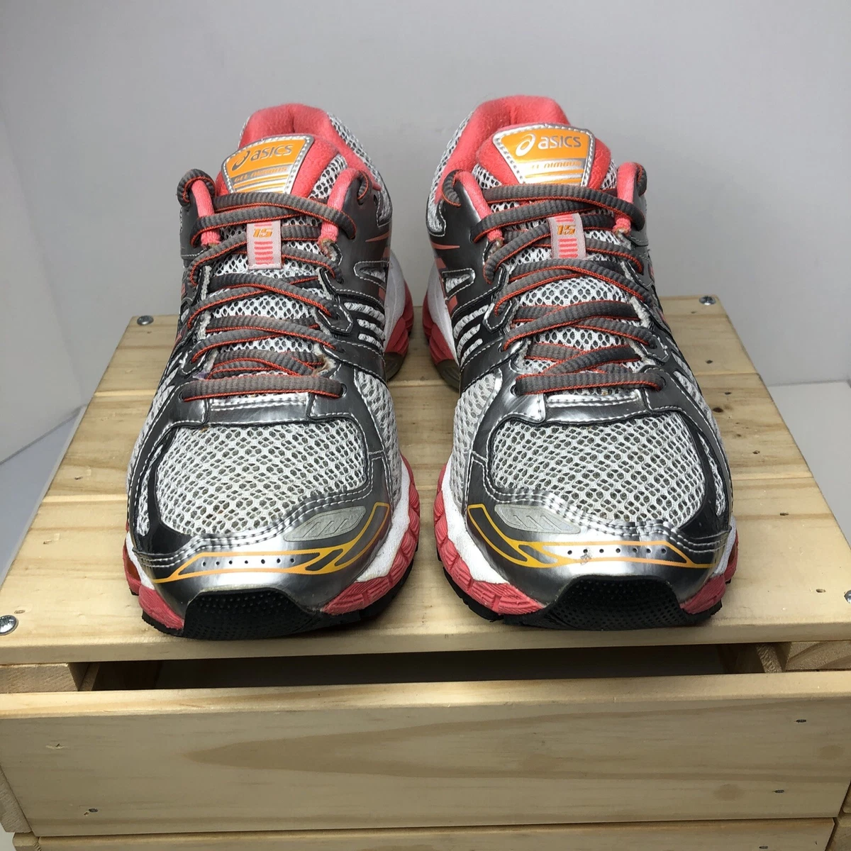 Asics gel nimbus sale 15 womens orange