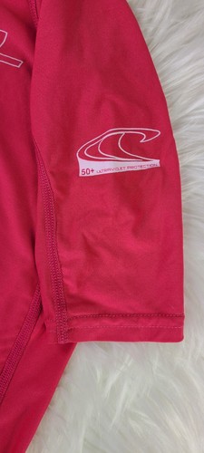 O’Neill swim shirt Girls Sz 16 Pink 50+ultra violet Protection - Picture 3 of 6