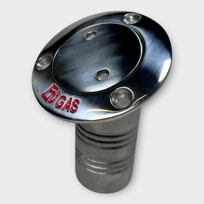 WhiteCap Marine Stainless Steel Angled Gas Deck Fill 1 1/2''