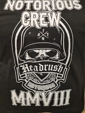 HEADRUSH T-shirt. New with tags. Size XL.