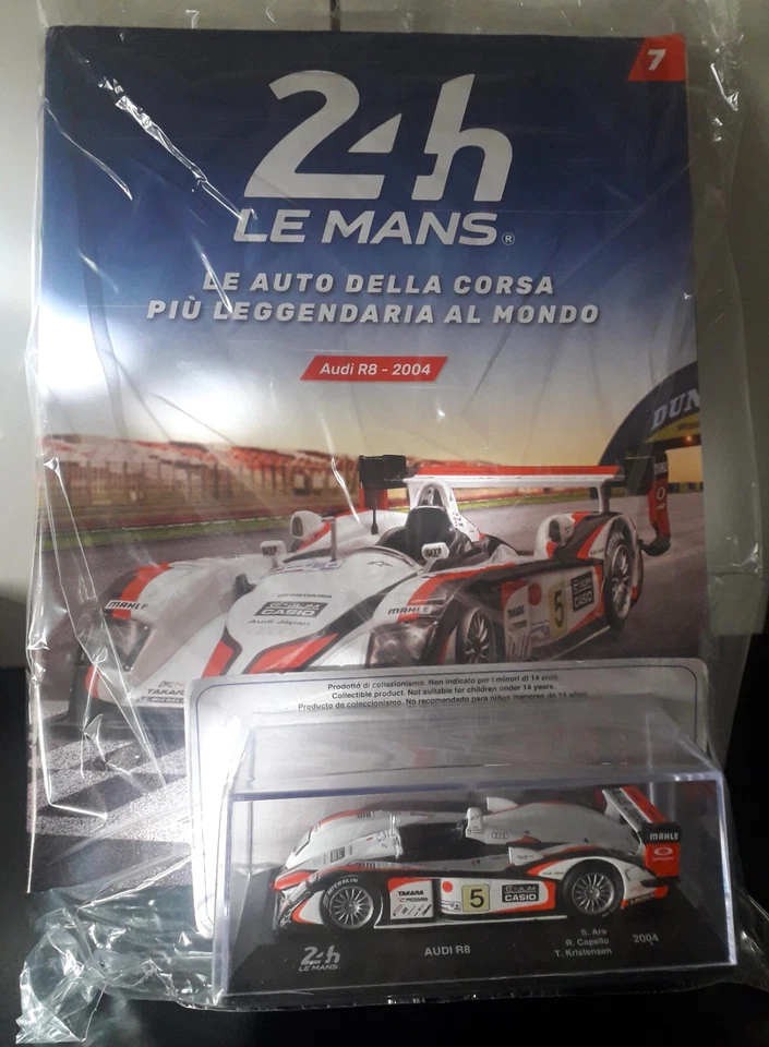 AUDI R8 DEL 2004 - 1:43 - 24H LE MANS COLLECTION N.7 - CENTAURIA - Immagine 2 di 3