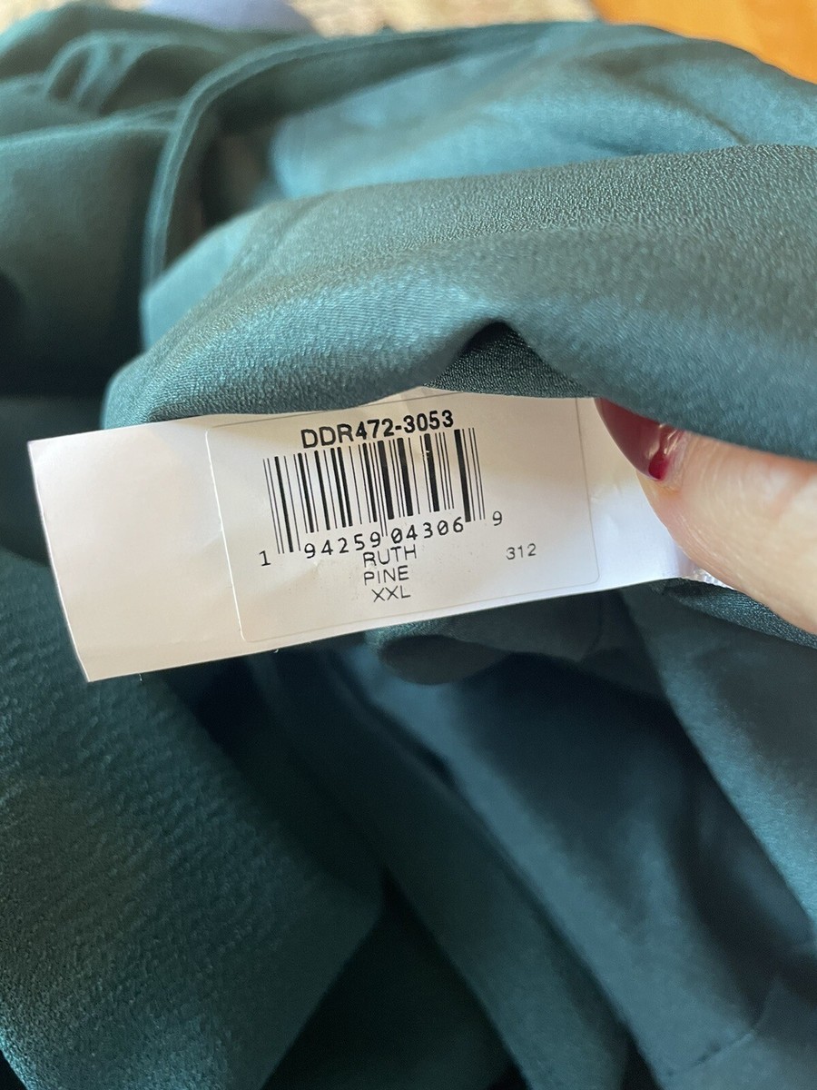 NWT Dress the Population Ruth Asymmetrical Neck Midi Sheath Dress XXL | eBay