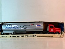Ertl Pressed Steel Semi Tanker Truck, Crown G...