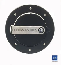 DefenderWorx Hummer H3 & H3T Fuel Door H3PPT08060 Black Two-Tone Lockable 