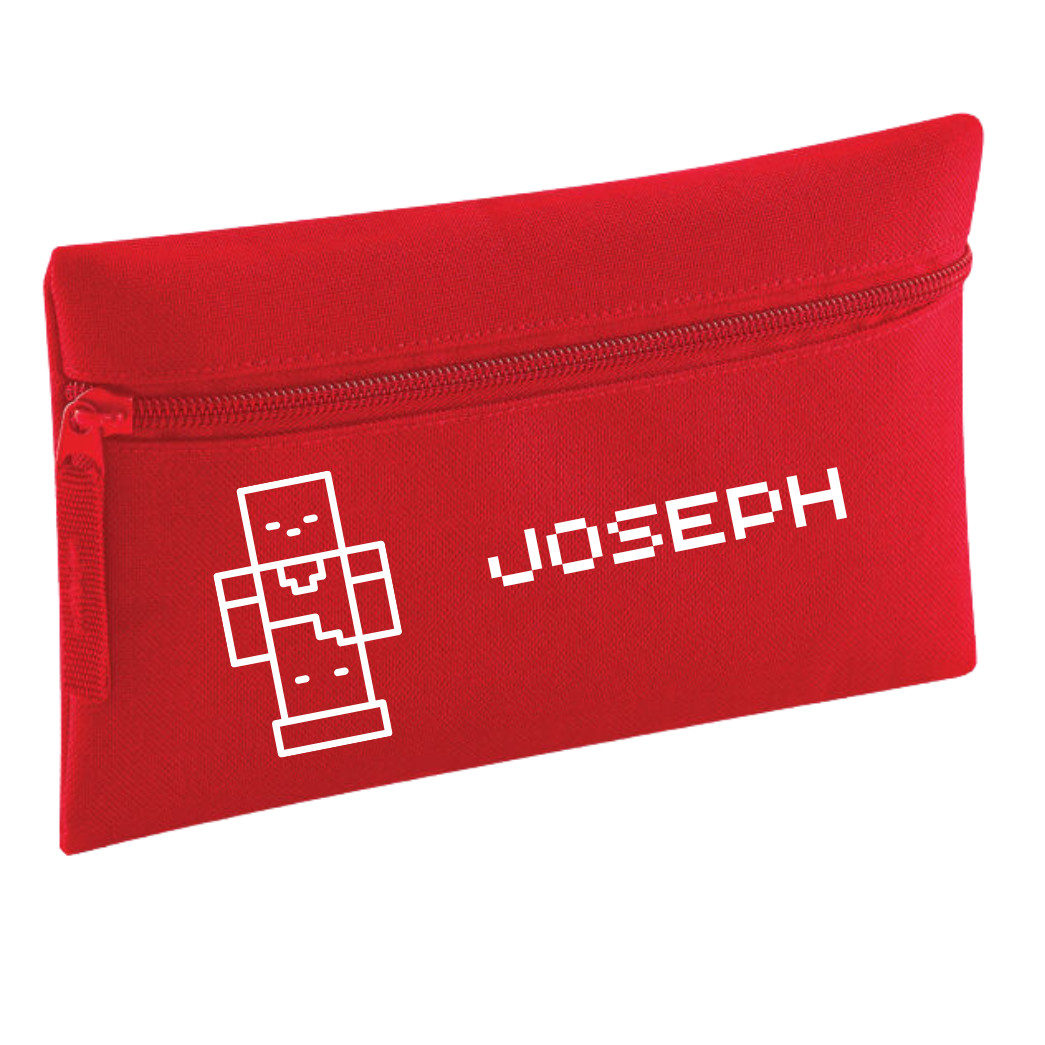 Estuche de lápices personalizado para niños Estuche de papelería con cremallera Niños Niñas Bolso escolar