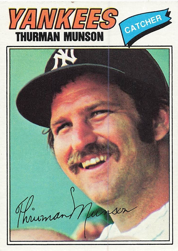 1977 TOPPS BURGER KING NEW YORK YANKEES THURMAN MUNSON #2