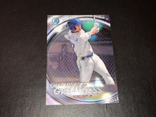 2020 /20 Bowman Chrome Bobby Witt Jr  RC Rookie Glimpses Of Greatness GOG-BW