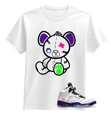 JORDAN 5 BEL AIR T SHIRTS BY SALUTE AND CONQUER (STITCHED BEAR) | eBay