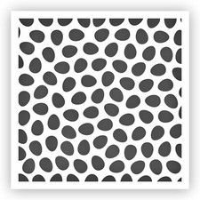 Egg Background Easter Egg Stencil - Choose a Size - Laser-Cut Reusable Plastic