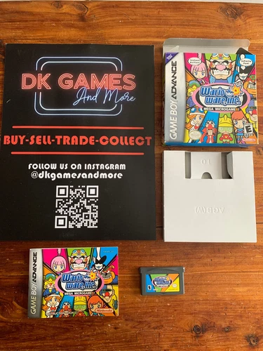 Warioware Inc Mega Microgame-Gameboy Advance-Complete w/ manual-AUTHENTIC-TESTED