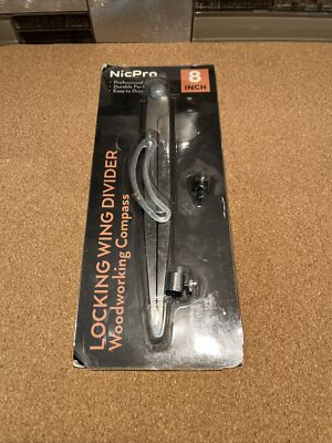 Locking Wing Divider Heavy Duty Compass 8'' Wood, Metal, Plastic Layout Work