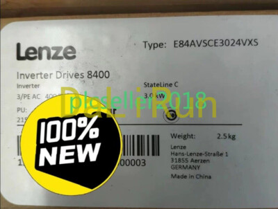 1PCS LENZE inverter E84AVSCE3024VXS NEW