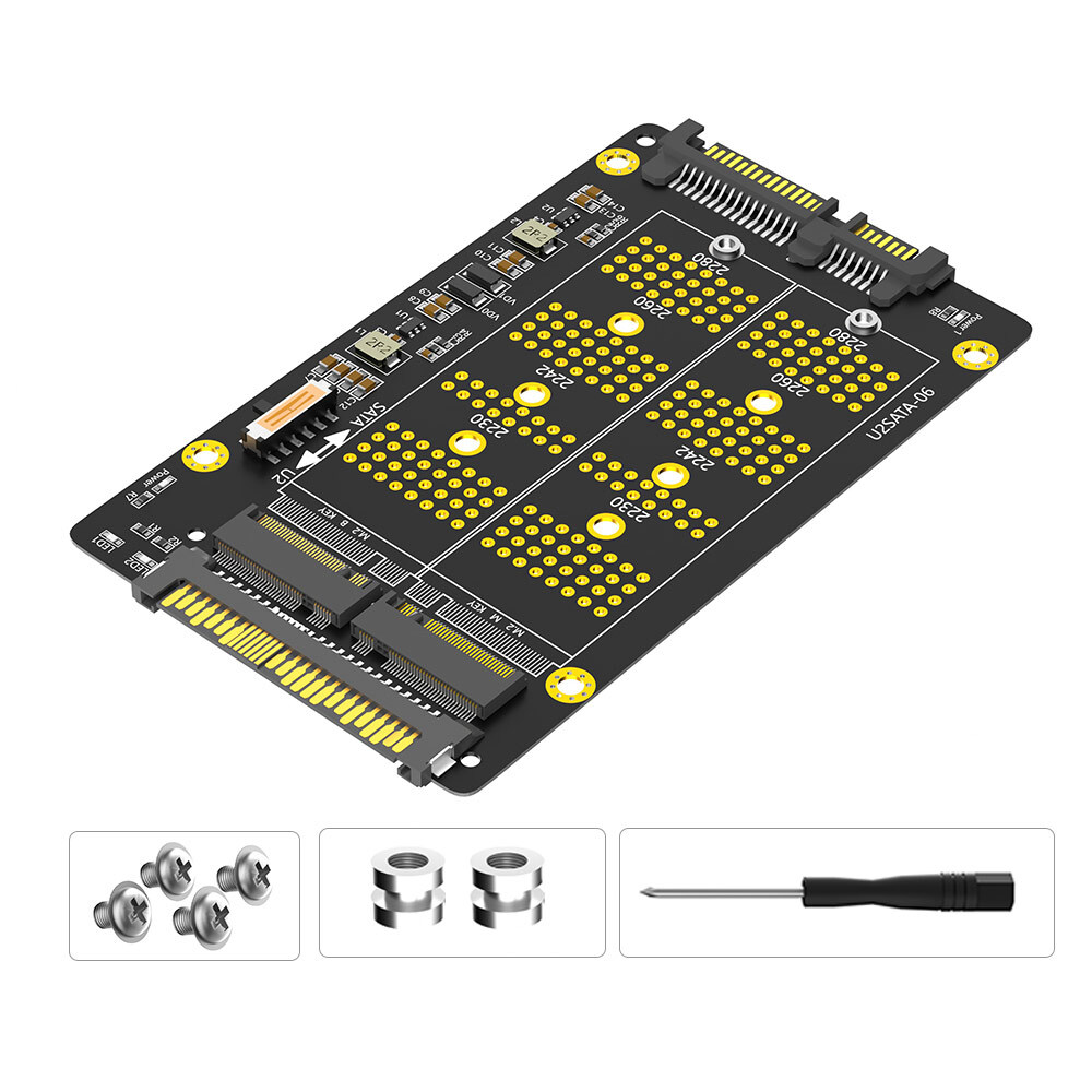 2 in 1 Combo M.2(NGFF) NVME PCI-E SSD to U.2 SFF-8639 ＆M.2( NGFF