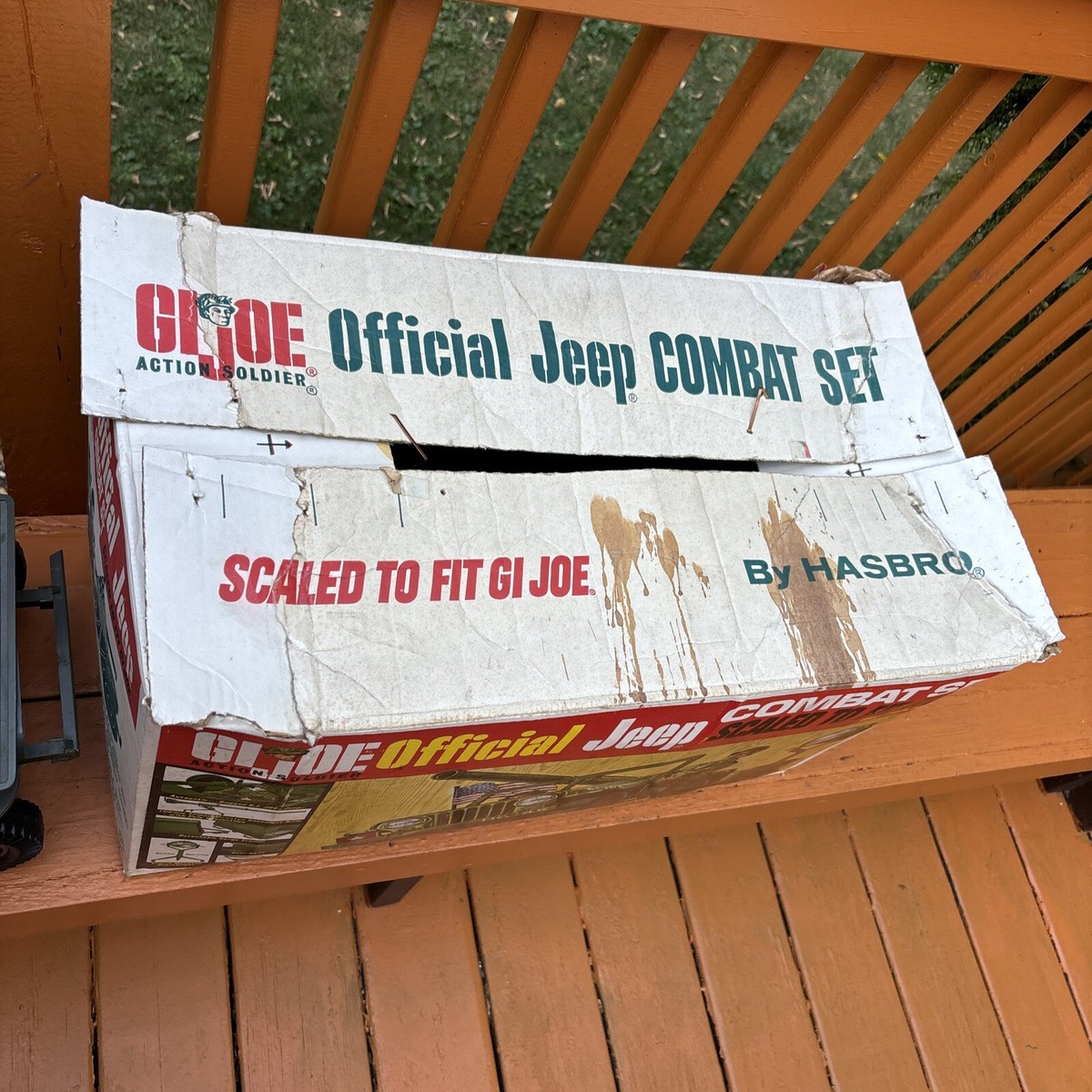 Vintage 1965 Hasbro GI JOE Official Jeep #7000 Original Box As Is
