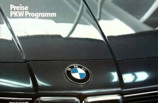 242539) BMW - Modellprogramm Preisliste - Prospekt 05/1983