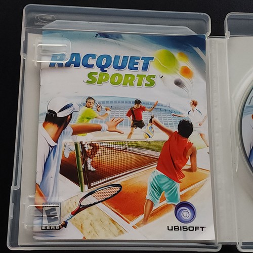 Racquet Sports PS3, CIB, Includes Manual, Supports PlayStation Move - Picture 6 of 13