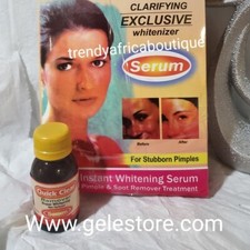 X 2 30ml Each. Quick Clear Skin Perfector Serum. Anti SunBurn. Half Bottle