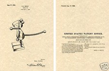 MORTIMER MOUSE US PATENT Art Print READY TO FRAME!!! Rene Grove Walt Disney
